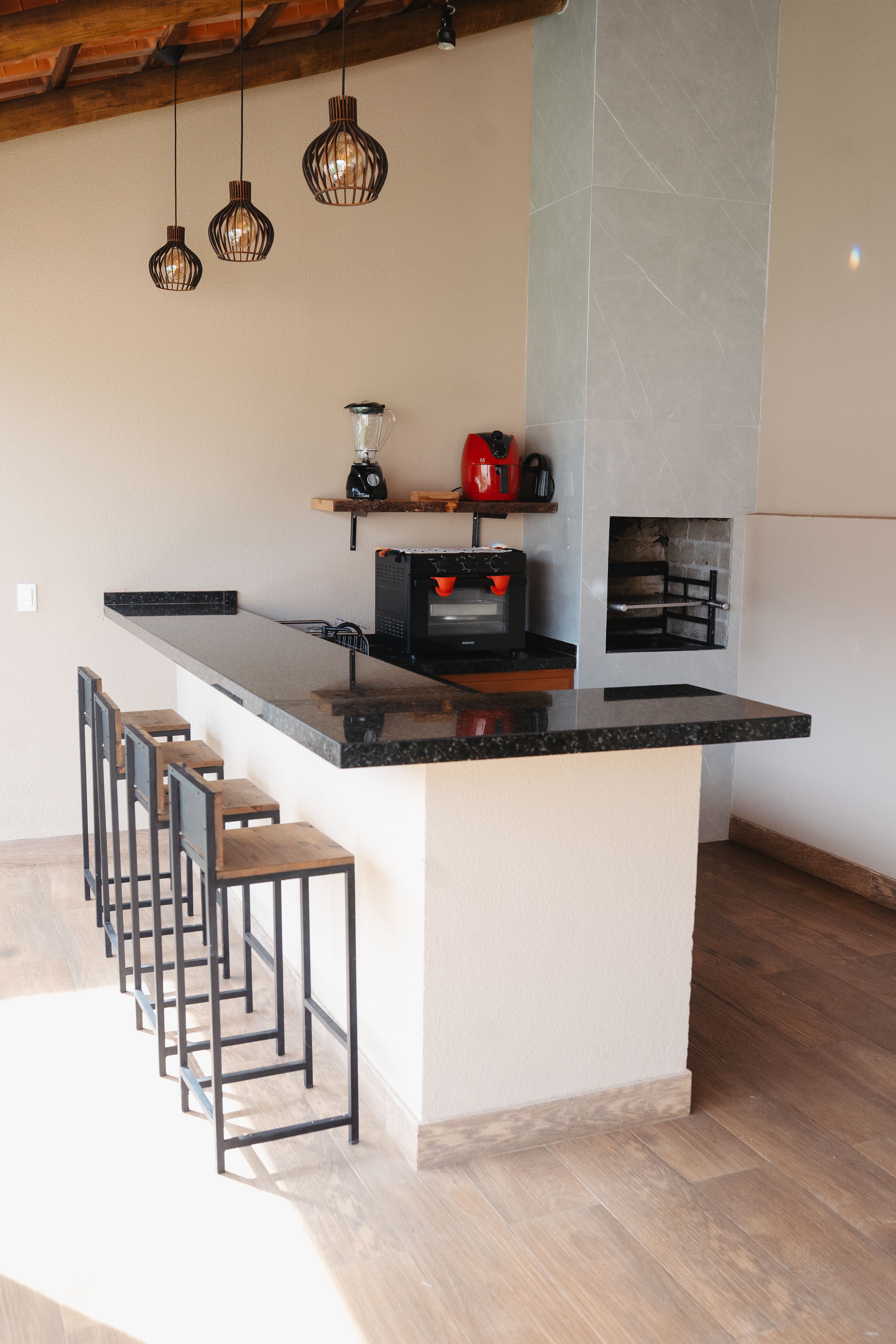 Cozinha área de lazer 